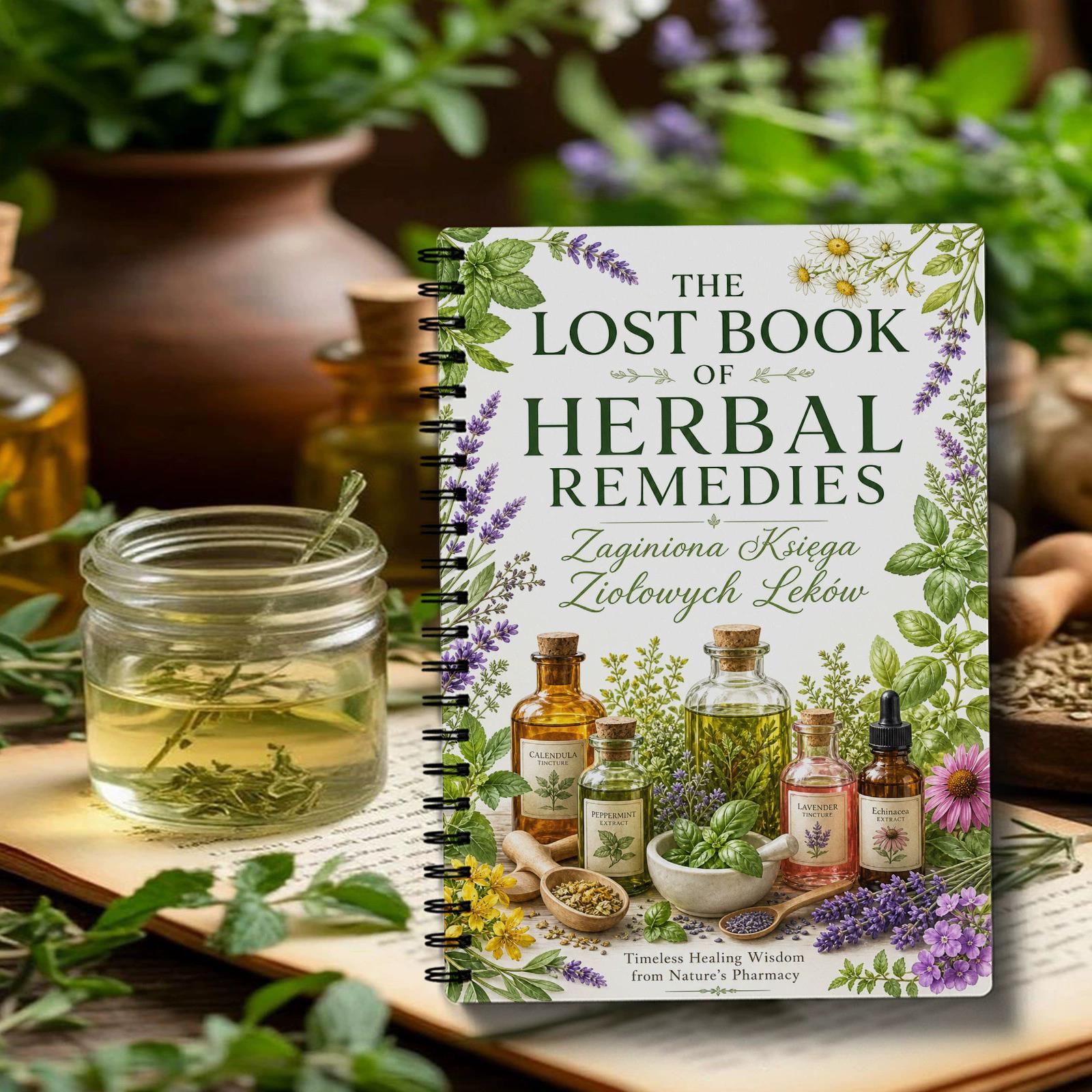 Herbal Remedies Spiral Noteboo - Herbal Wellness Remedy 评论和价格